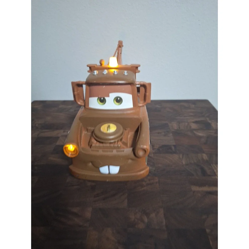Disney Pixar Cars Light Up Tow Mater Tow Truck Engine Press Sound Toy